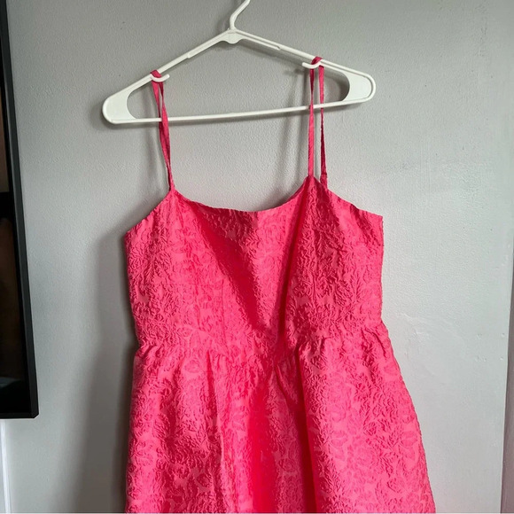 Anthropologie Hutch Tiered Corset Dress Pink Size 12 - Picture 5 of 9